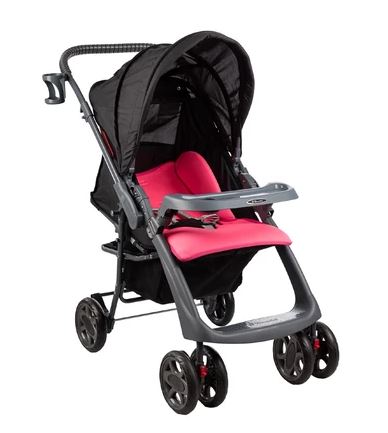 Carrinho de Bebê Rubi Reclinável e Dobrável Até 15kg