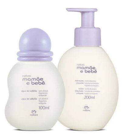Combo Kit Natura Mamãe e Bebê Colônia + Hidratante