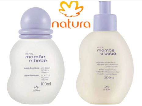 Combo Kit Natura Mamãe e Bebê Colônia + Hidratante
