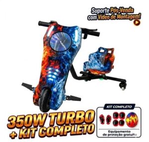 Triciclo Infantil Elétrico Drift LED Bluetooth