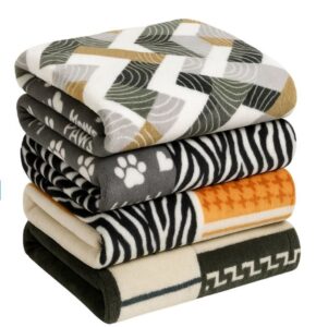 Conjunto Kit 10 Mantas Estampadas e Lisas