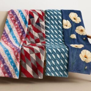 Conjunto Kit 10 Mantas Estampadas e Lisas