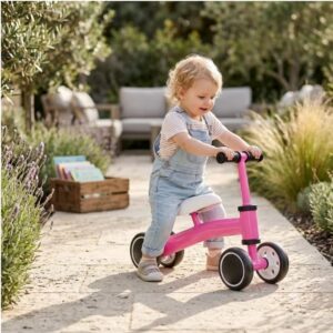 Bicicleta Equilíbrio Infantil Sem Pedal Rosa