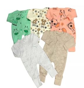 Kit Macacão Estampado Malha Suedine