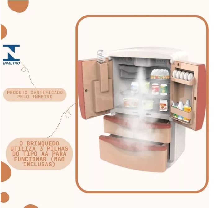 Geladeira Brinquedo Infantil com Efeito