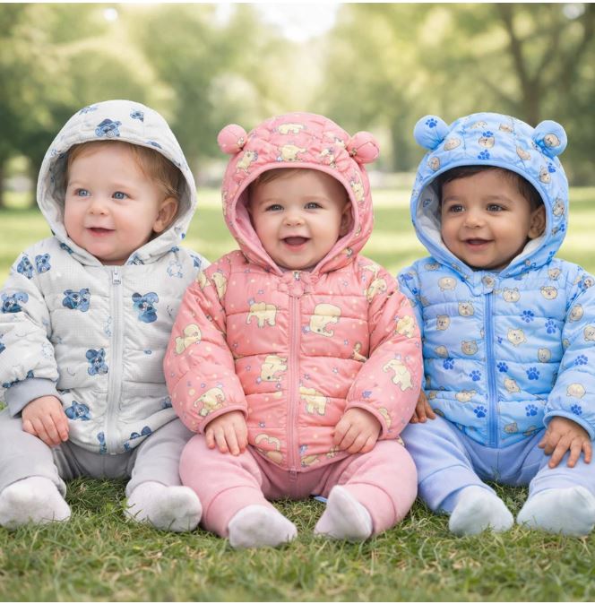 Jaqueta Puffer Quentinha para Bebês