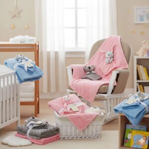 Manta Com Naninha Fofis Baby Cobertor Bebê